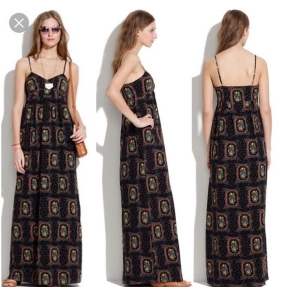 Madewell 1937 Floral Frame Maxi Dress‎ Size 2